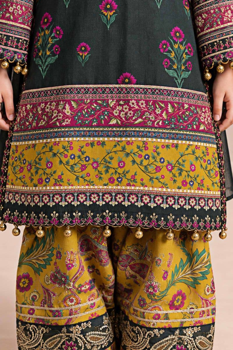 3 Piece Embroidered Khaddar Suit thumbnail