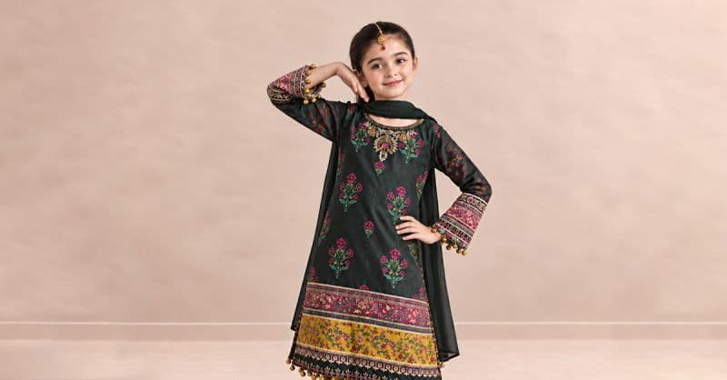 3 Piece Embroidered Khaddar Suit thumbnail