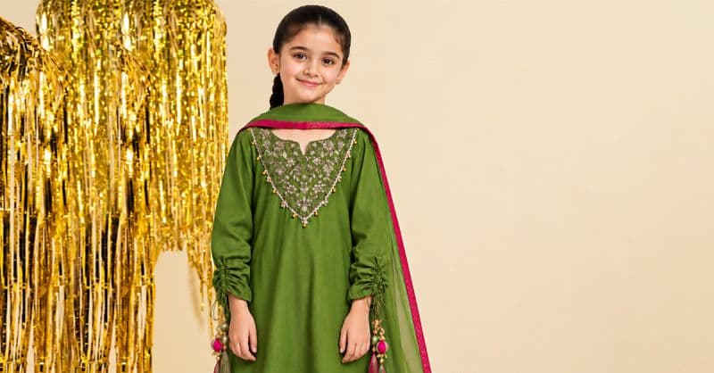3 Piece Embroidered Satin Suit thumbnail