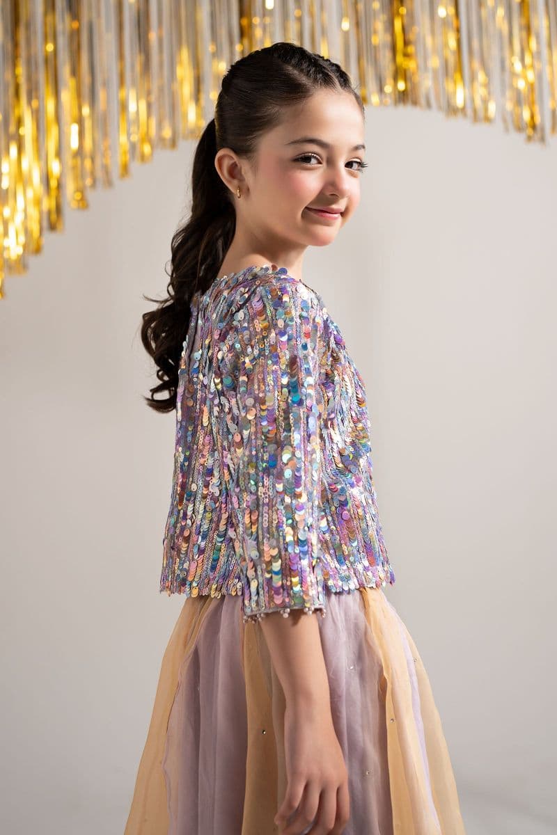2 Piece Embellished Net Suit thumbnail