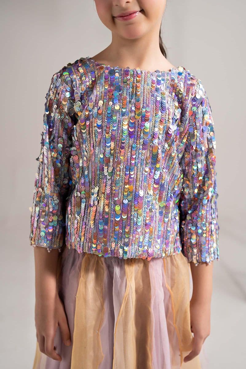 2 Piece Embellished Net Suit thumbnail