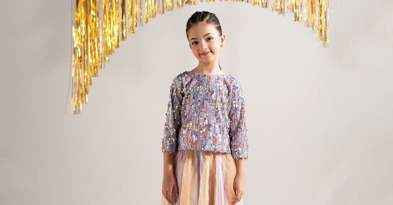 2 Piece Embellished Net Suit thumbnail