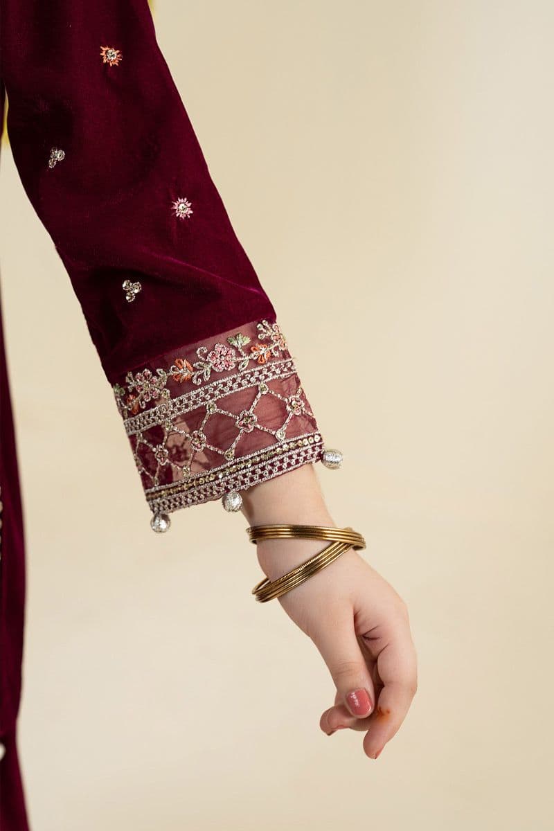 2 Piece Embroidered Velvet Suit thumbnail