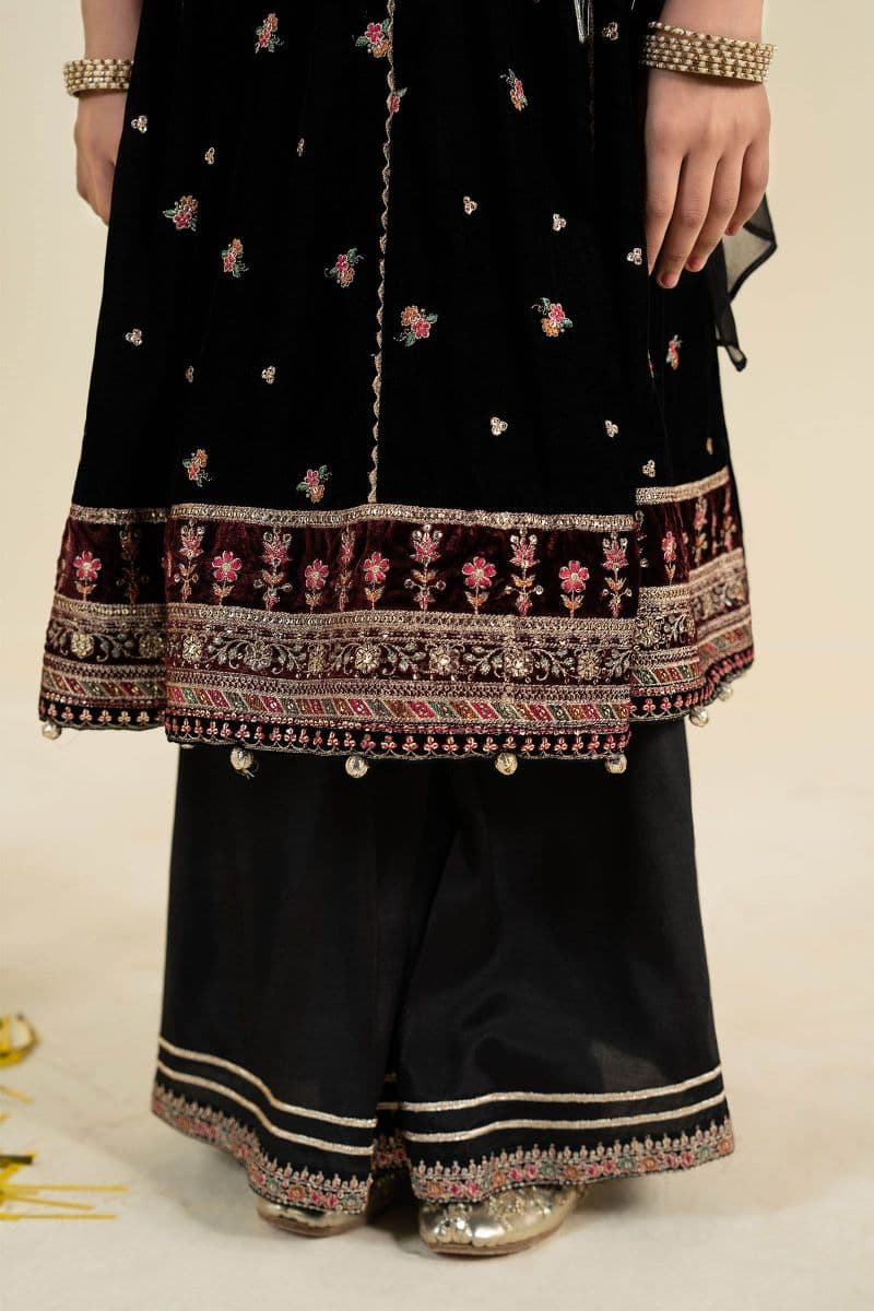 3 Piece Embroidered Velvet Suit thumbnail