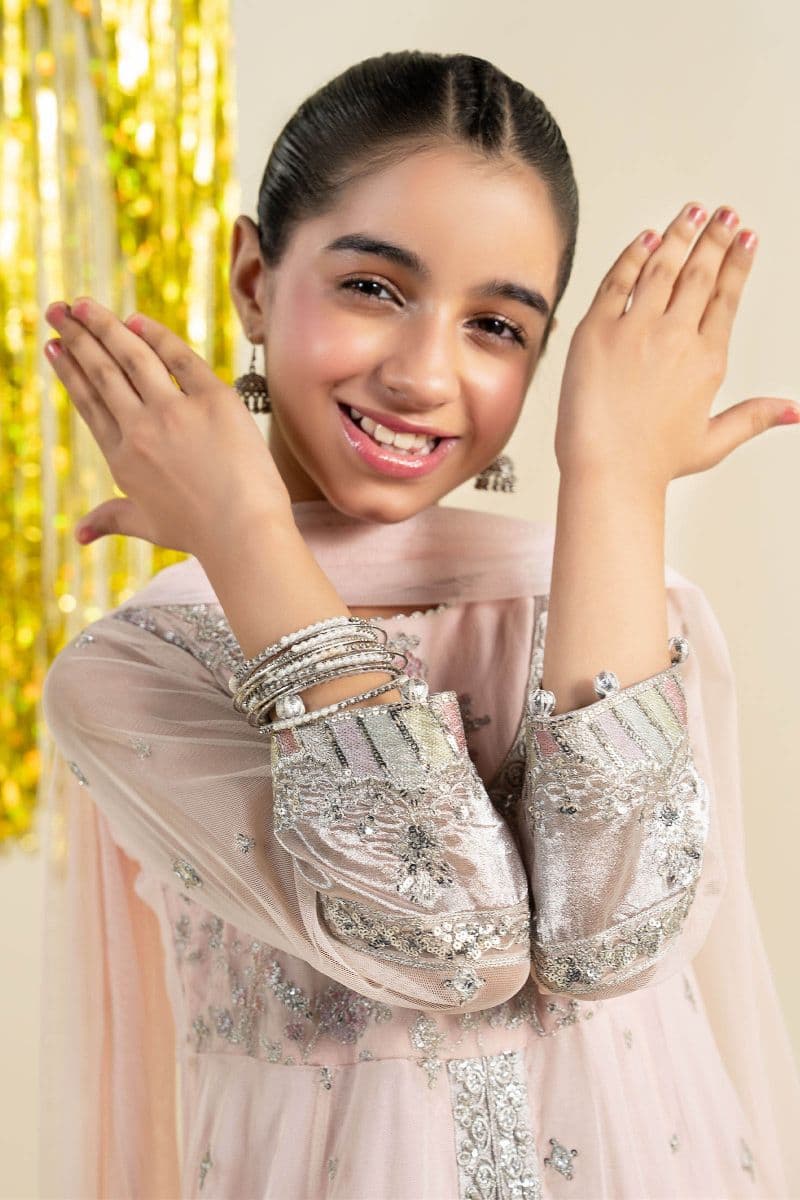 3 Piece Embroidered Net Suit thumbnail