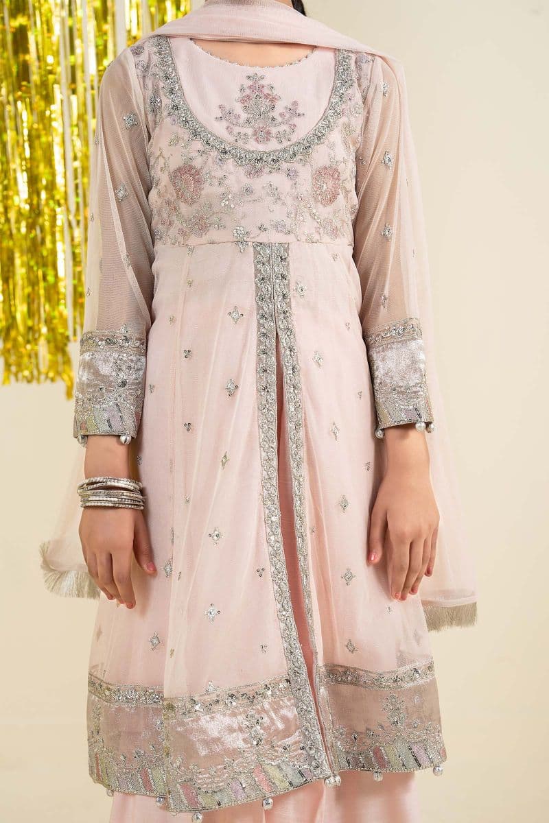 3 Piece Embroidered Net Suit thumbnail