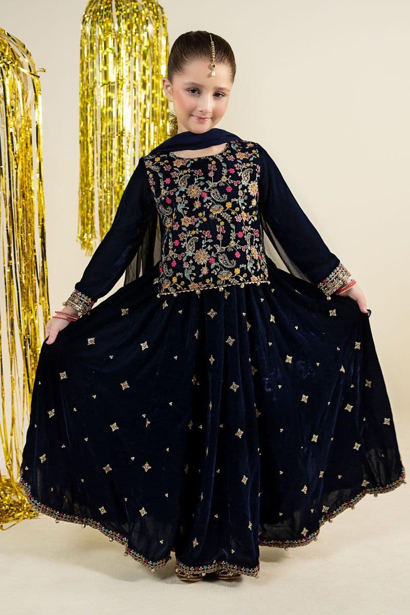 3 Piece Embroidered Velvet Suit thumbnail