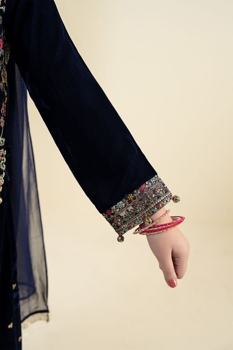 3 Piece Embroidered Velvet Suit thumbnail