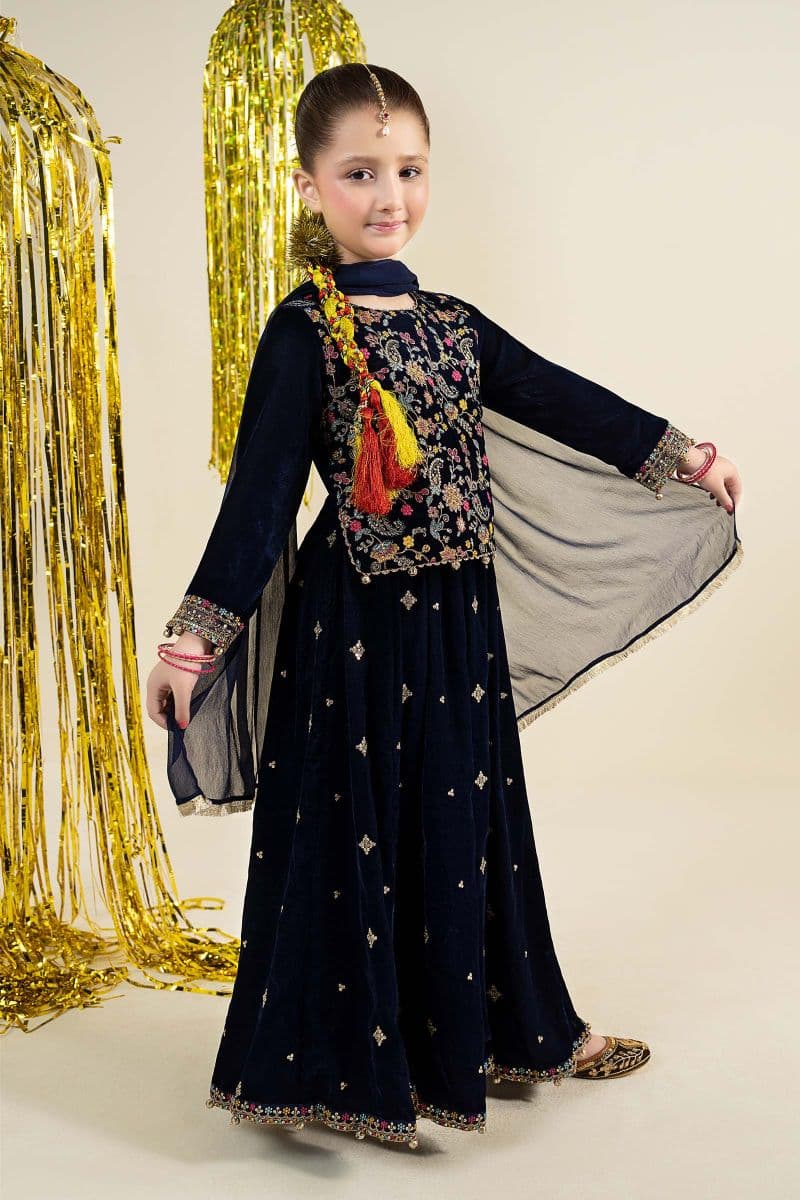 3 Piece Embroidered Velvet Suit thumbnail