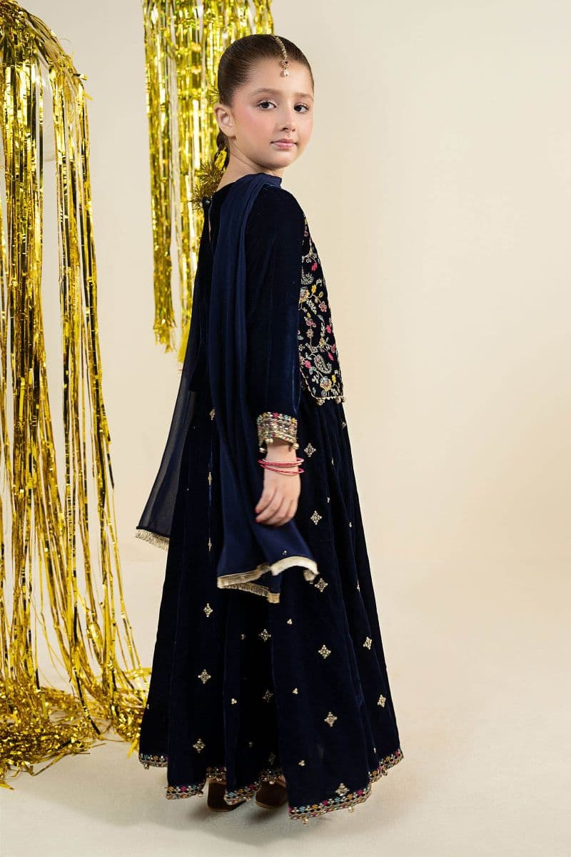 3 Piece Embroidered Velvet Suit thumbnail