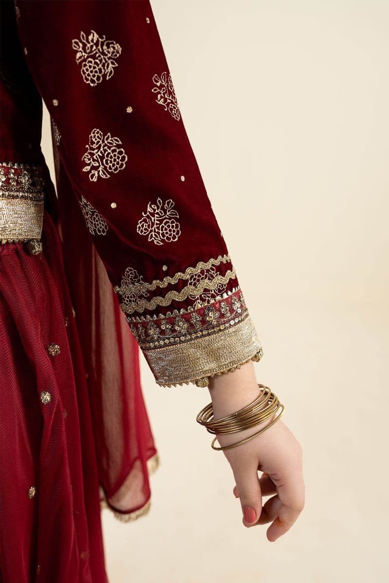 3 Piece Embroidered Net Suit thumbnail