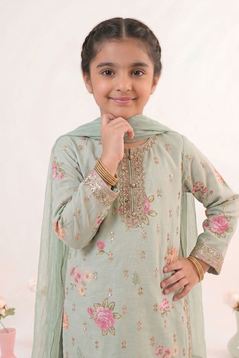 3 Piece Embroidered Lawn Suit thumbnail