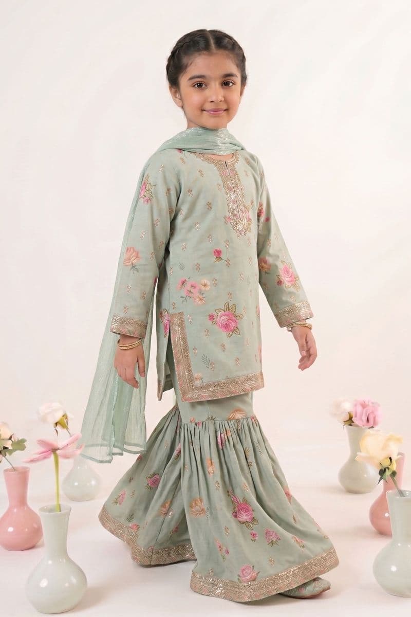 3 Piece Embroidered Lawn Suit thumbnail