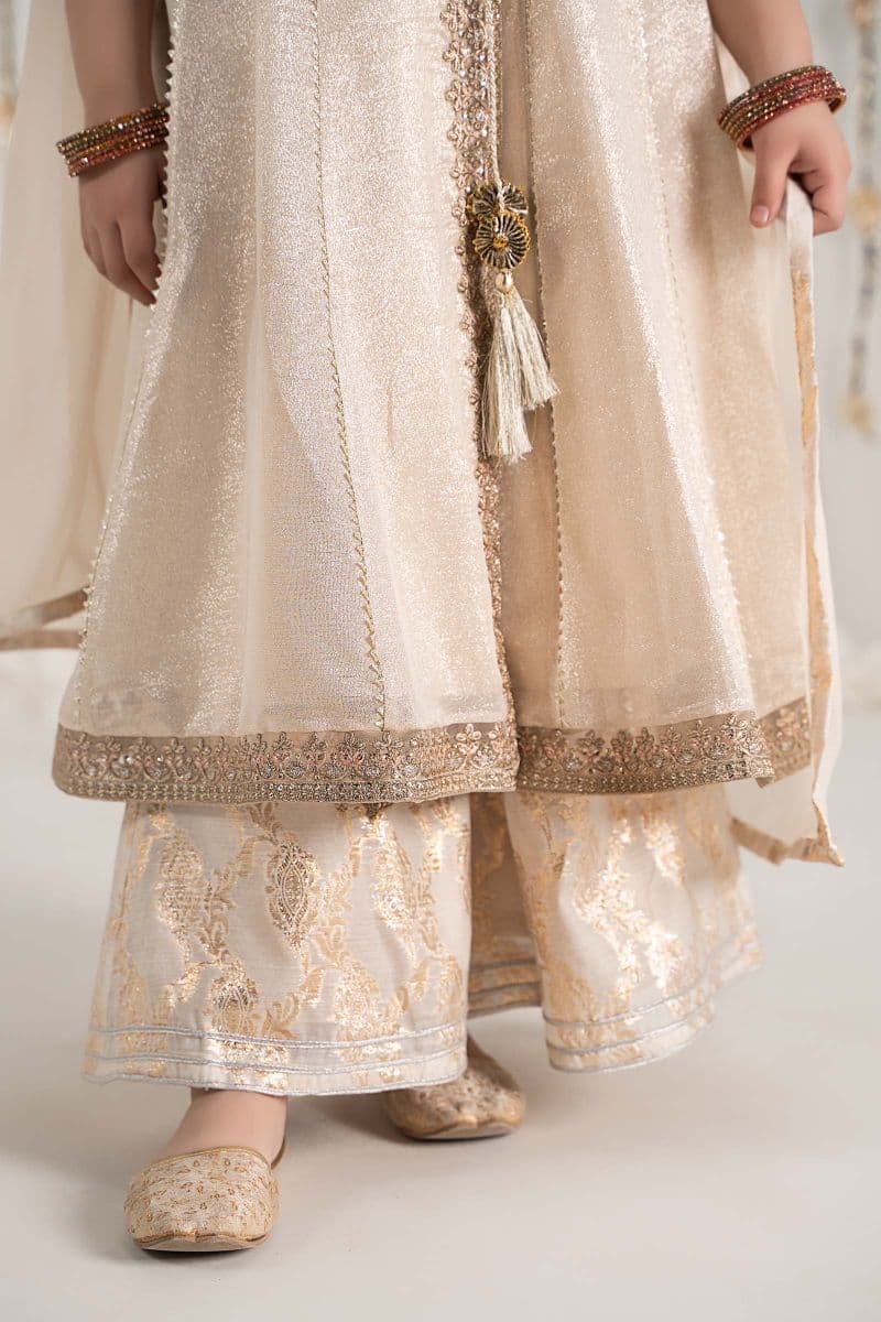 3 Piece Embroidered Cotton Staple Zari Suit thumbnail