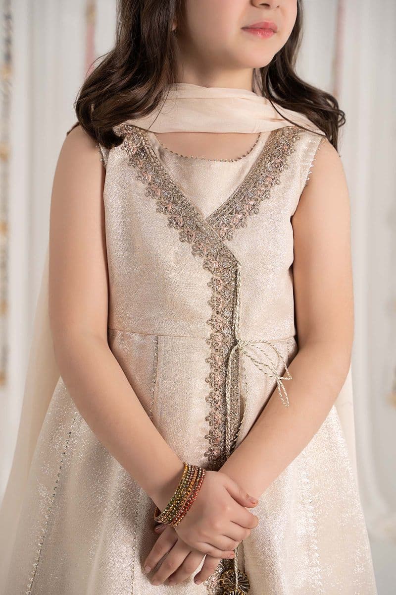 3 Piece Embroidered Cotton Staple Zari Suit thumbnail
