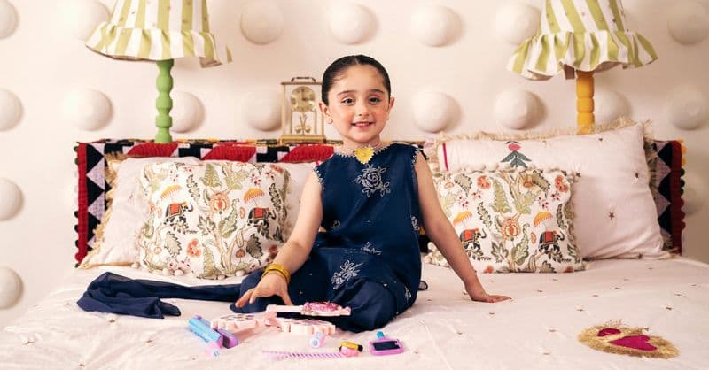 3 Piece Embroidered Organza Suit thumbnail