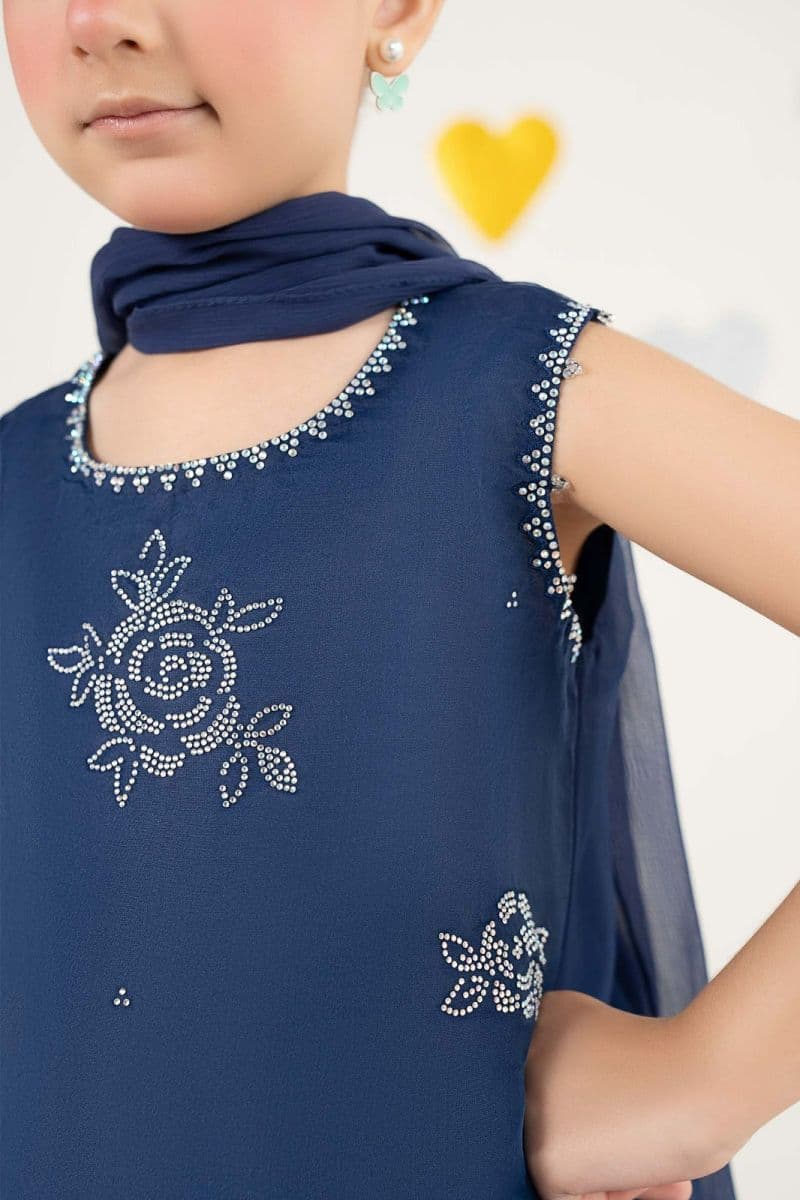 3 Piece Embroidered Organza Suit thumbnail