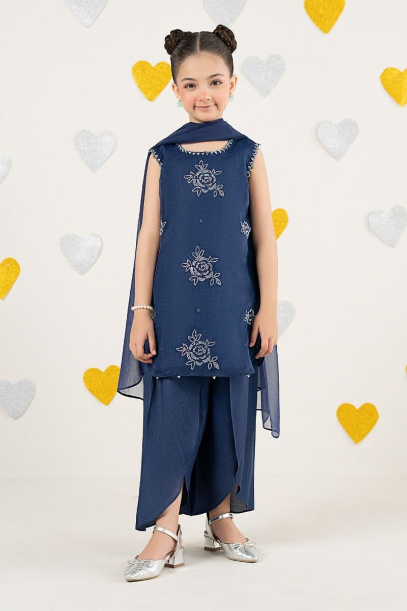 3 Piece Embroidered Organza Suit thumbnail