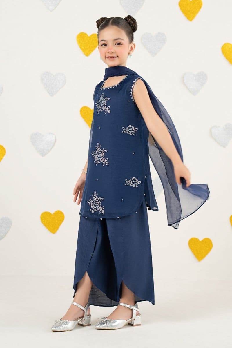 3 Piece Embroidered Organza Suit thumbnail