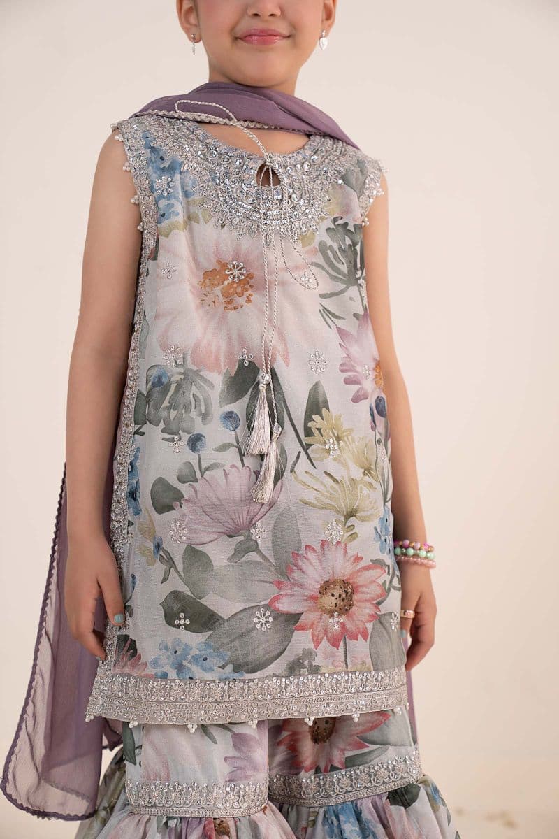 3 Piece Embroidered Paper Cotton Suit thumbnail
