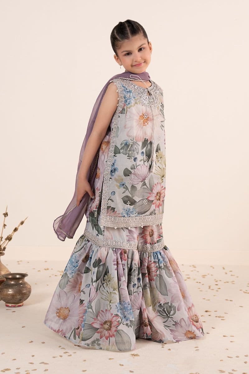 3 Piece Embroidered Paper Cotton Suit thumbnail