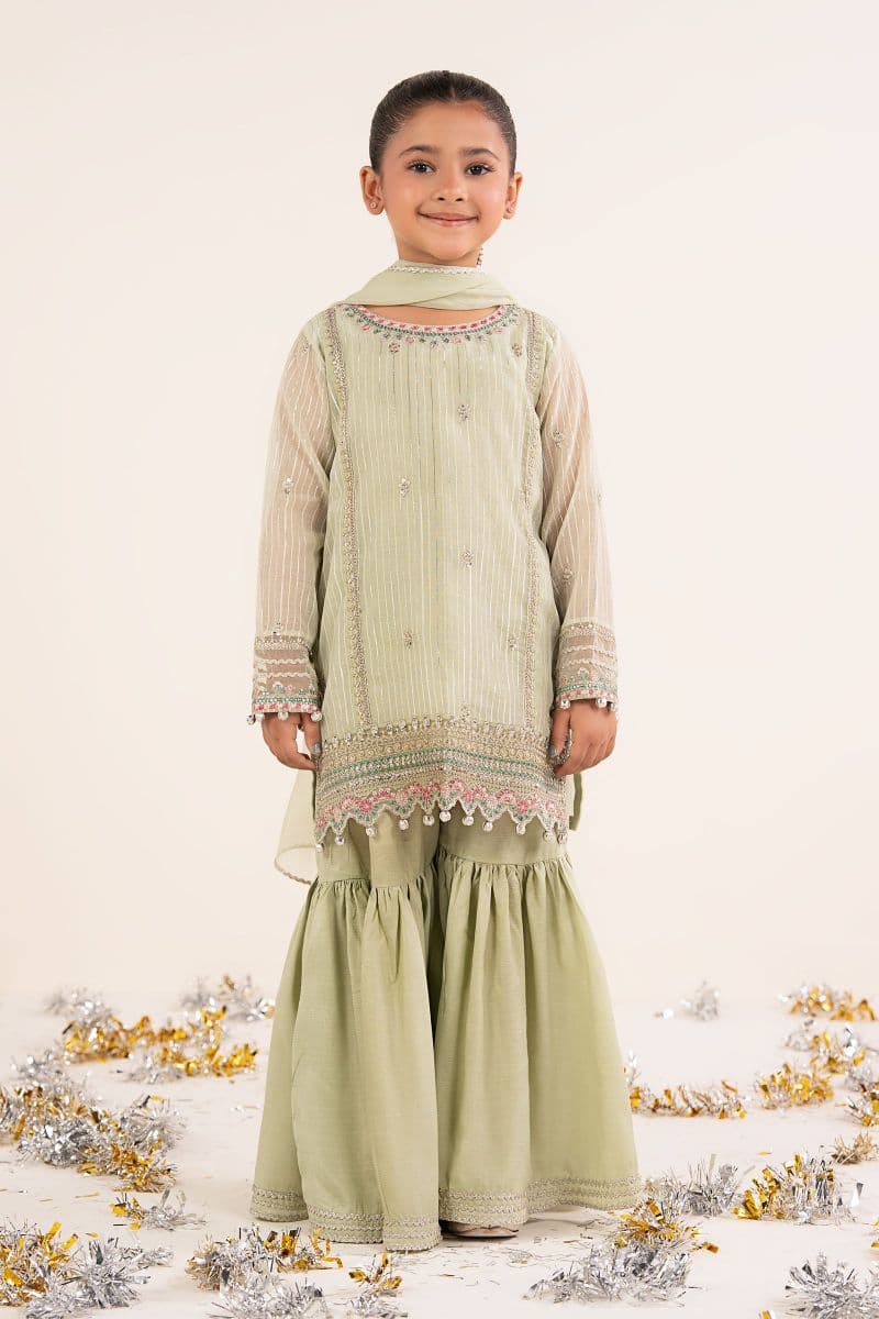 3 Piece Embroidered Yarn Dyed Suit thumbnail