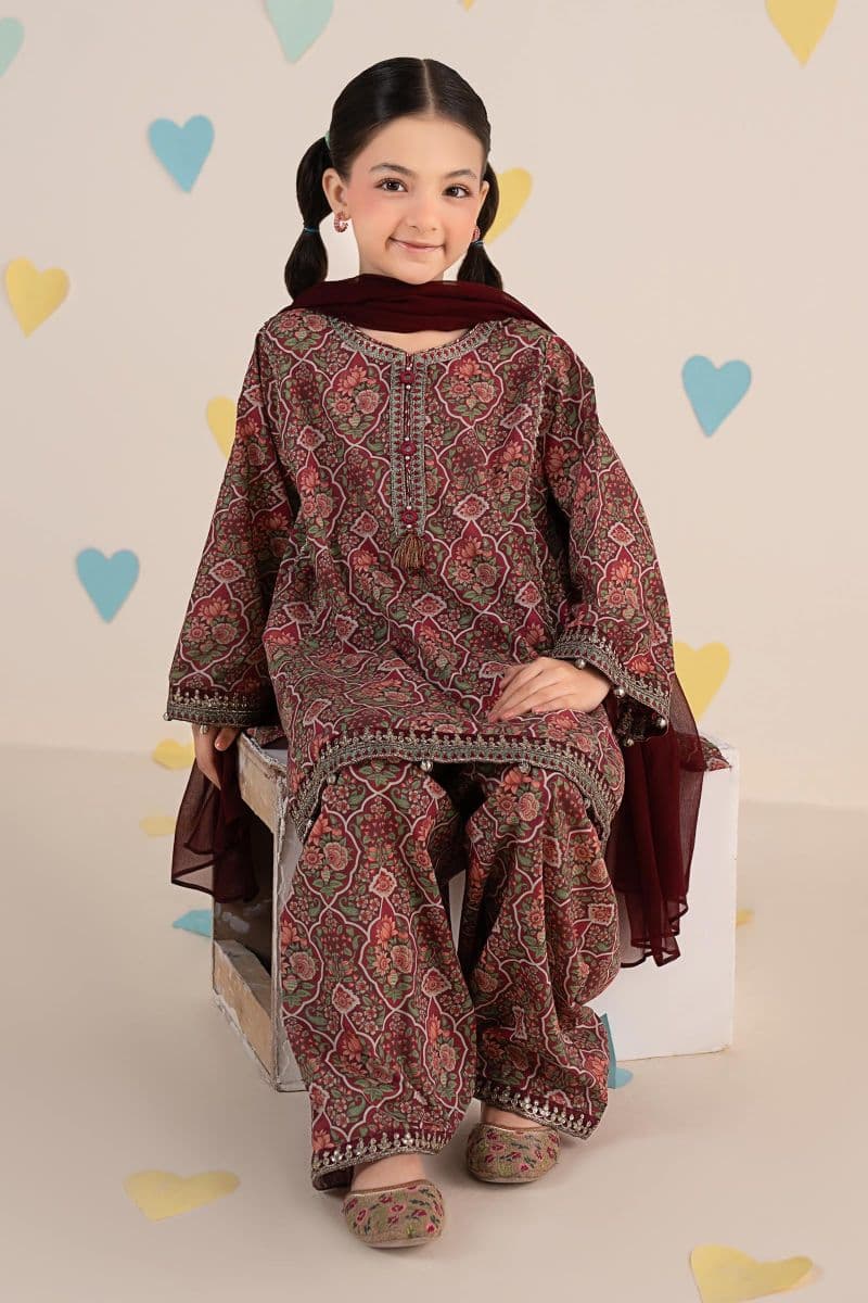 3 Piece Embroidered Lawn Suit thumbnail