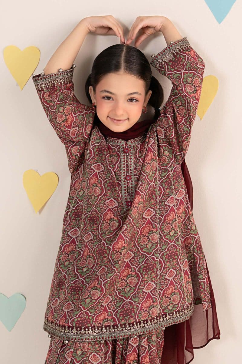 3 Piece Embroidered Lawn Suit thumbnail