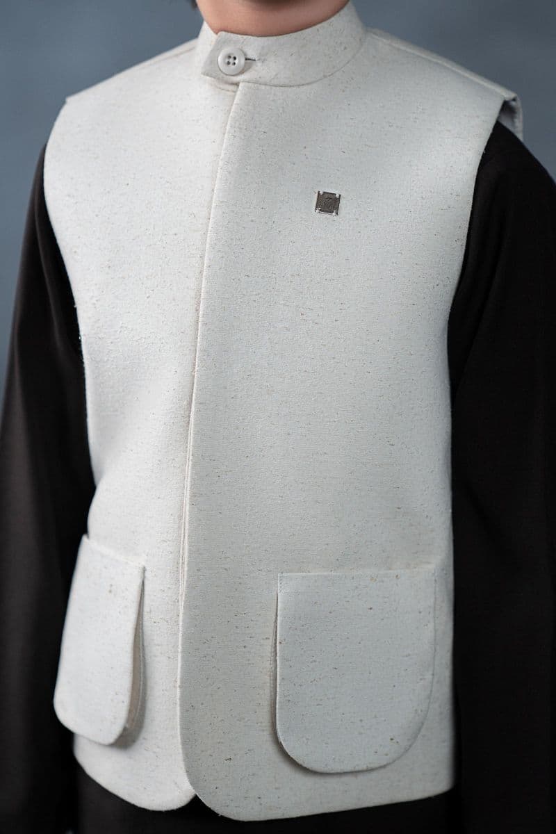 Natural Karandi Waistcoat thumbnail