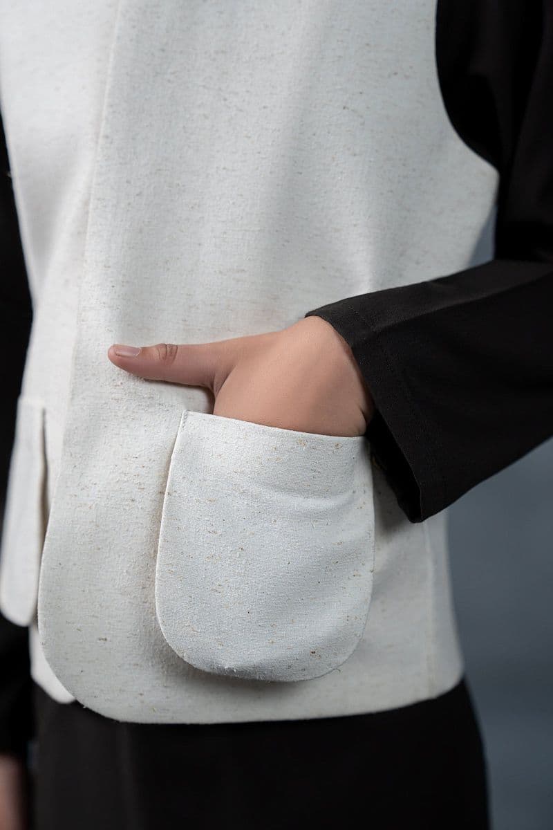 Natural Karandi Waistcoat thumbnail
