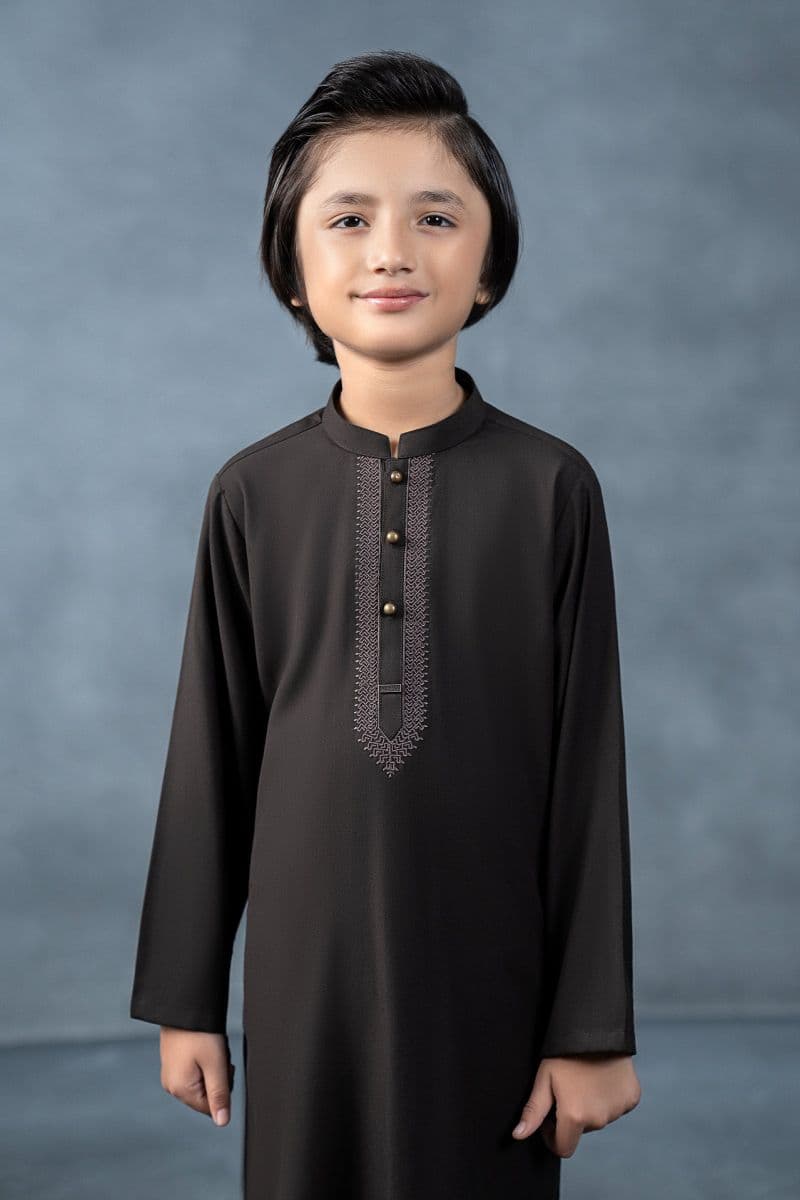 Embroidered Blended Kurta
