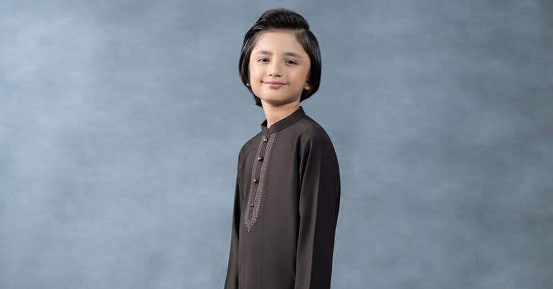 Embroidered Blended Kurta
