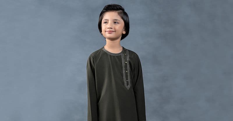 Embroidered Blended Kurta thumbnail