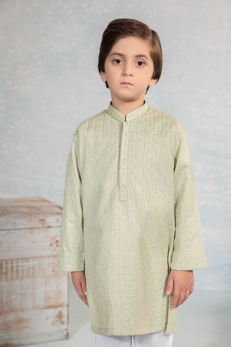 Embroidered Cotton Kurta
