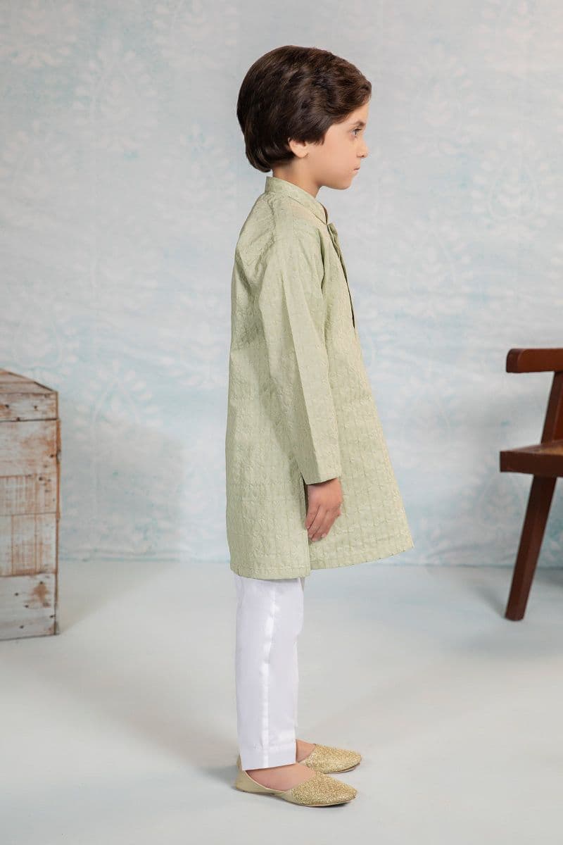 Embroidered Cotton Kurta