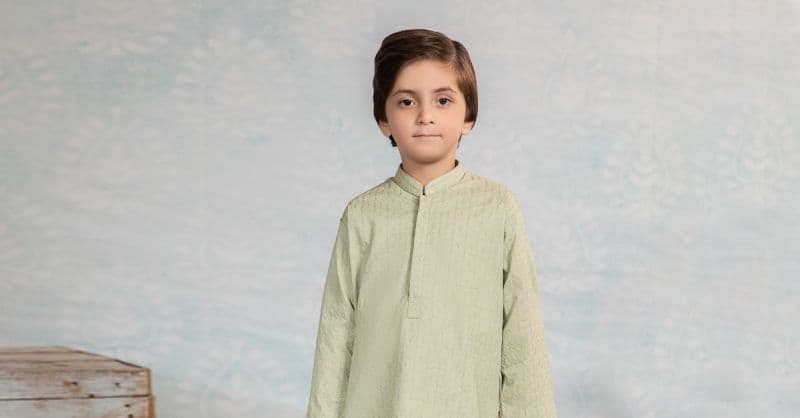 Embroidered Cotton Kurta
