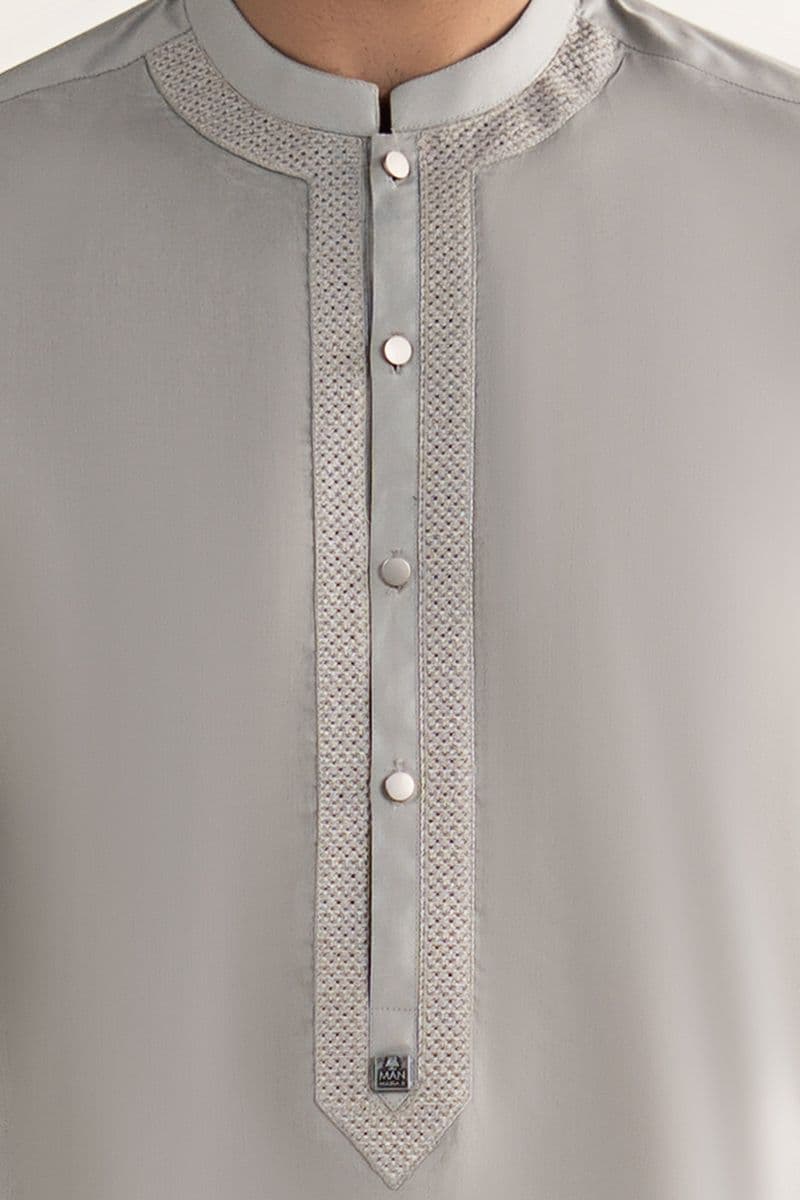 Embroidered Blended Kurta thumbnail
