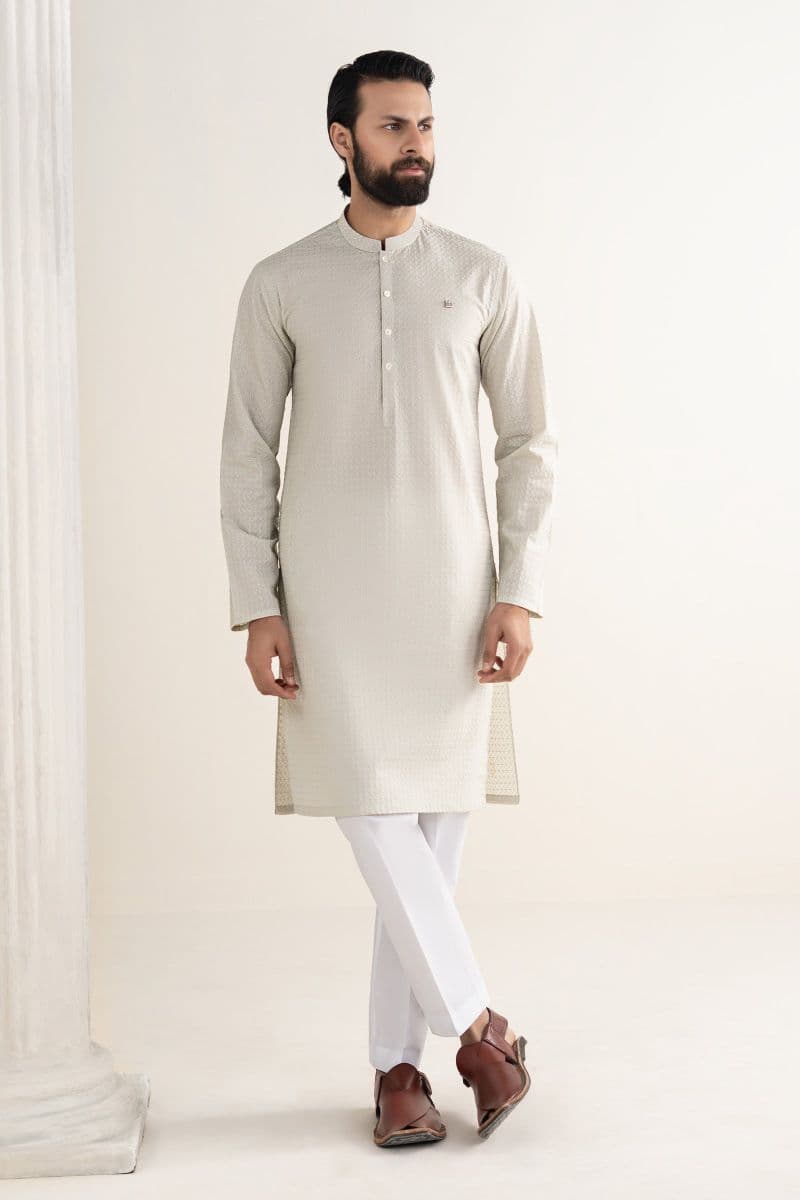Embroidered Lawn Kurta thumbnail