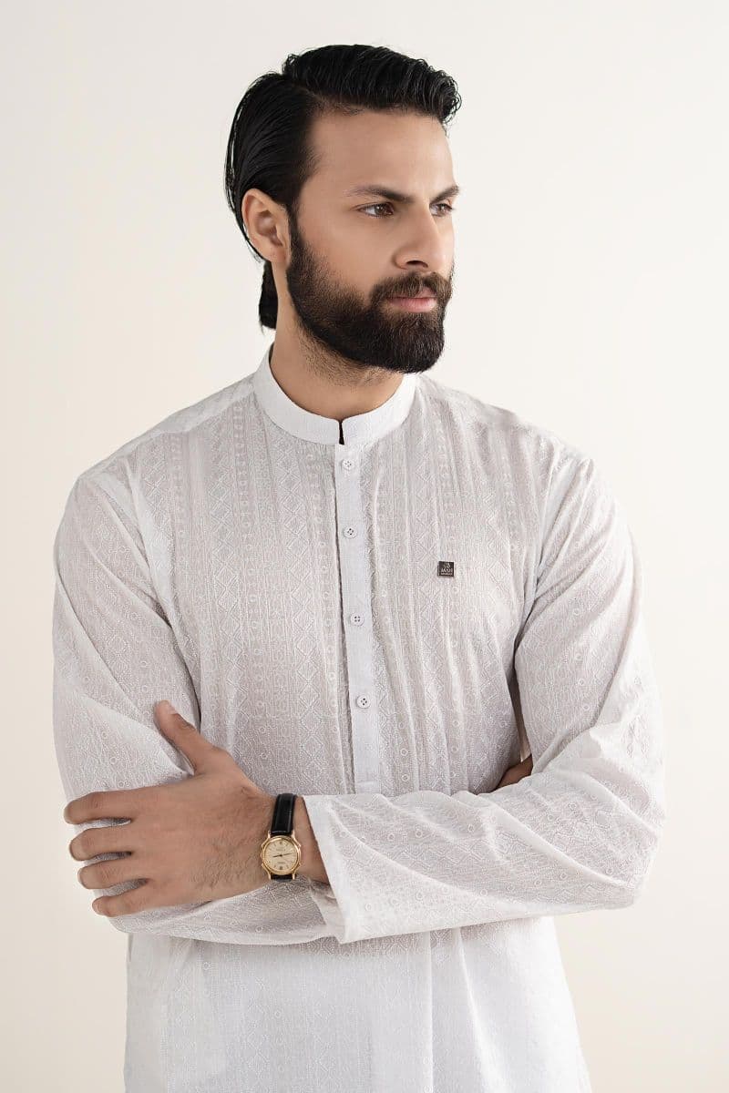 Embroidered Lawn Kurta