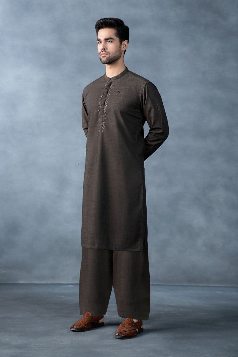 2 Piece Blended Khaddar Suit thumbnail
