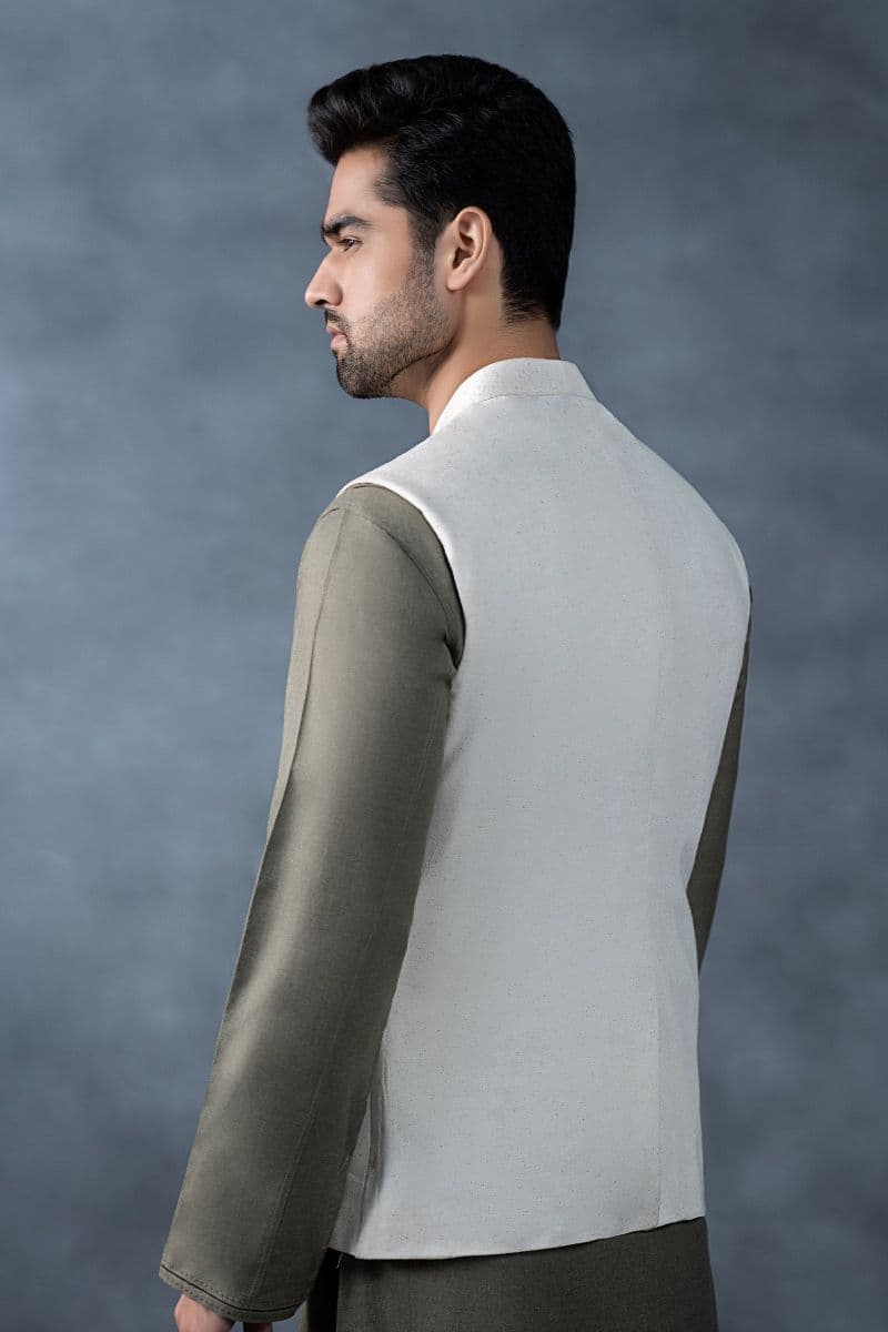 Natural Karandi Waistcoat thumbnail
