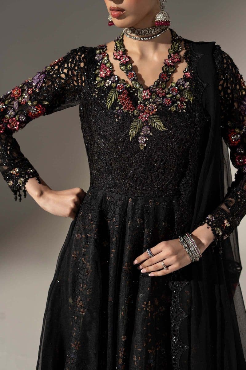 3 Piece Embroidered Organza Suit thumbnail