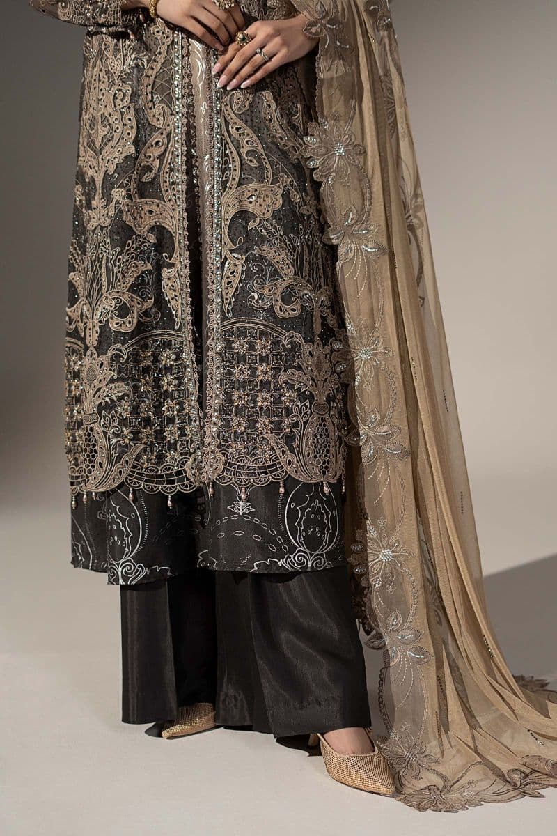 3 Piece Embroidered Chiffon Suit thumbnail