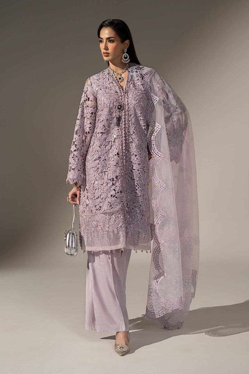 3 Piece Embroidered Organza Suit thumbnail