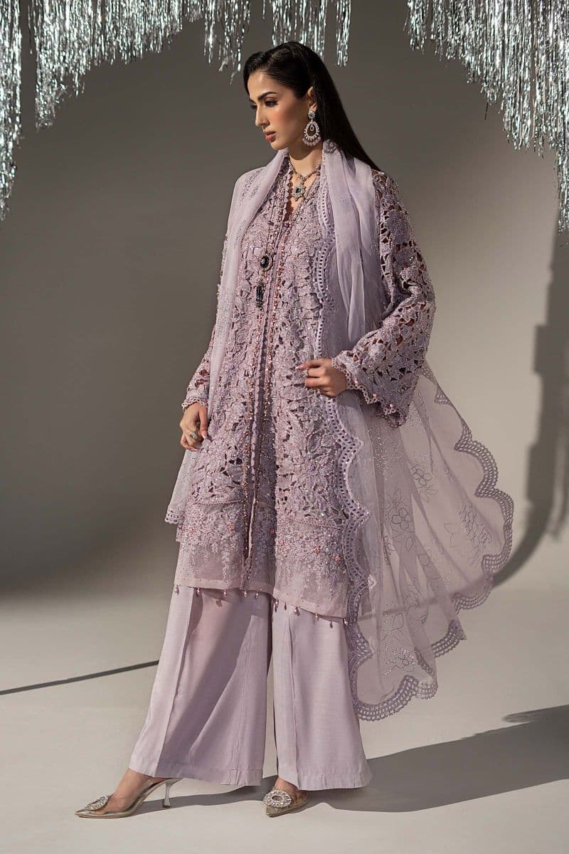 3 Piece Embroidered Organza Suit thumbnail