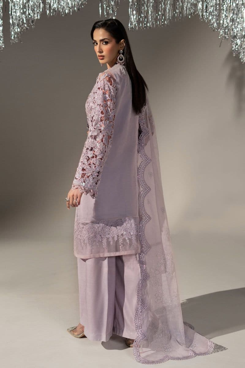 3 Piece Embroidered Organza Suit thumbnail
