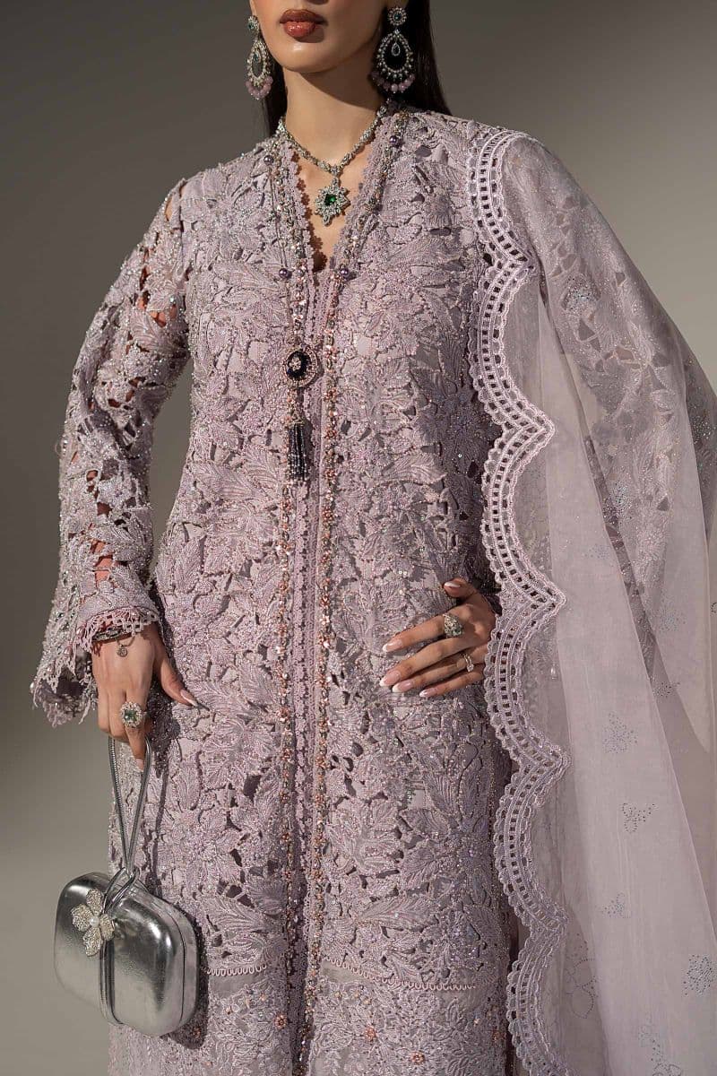 3 Piece Embroidered Organza Suit thumbnail