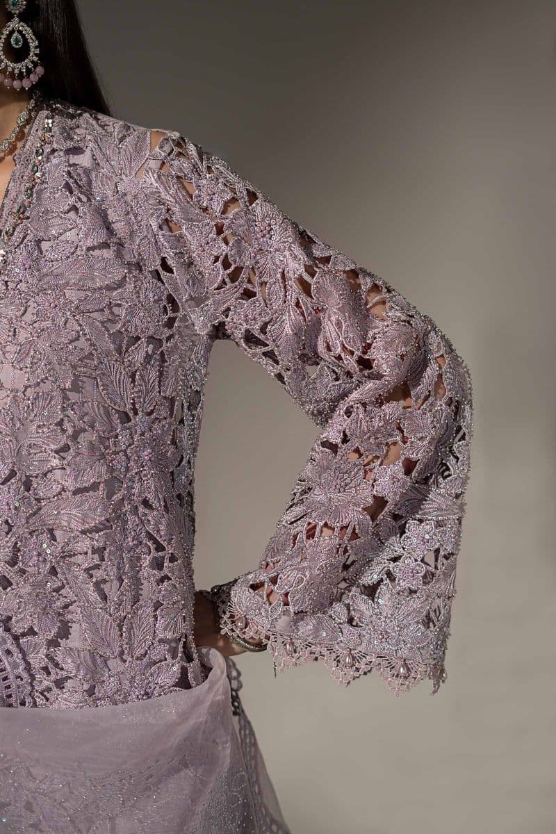 3 Piece Embroidered Organza Suit thumbnail