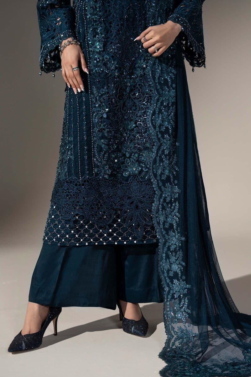 3 Piece Embroidered Organza Suit thumbnail