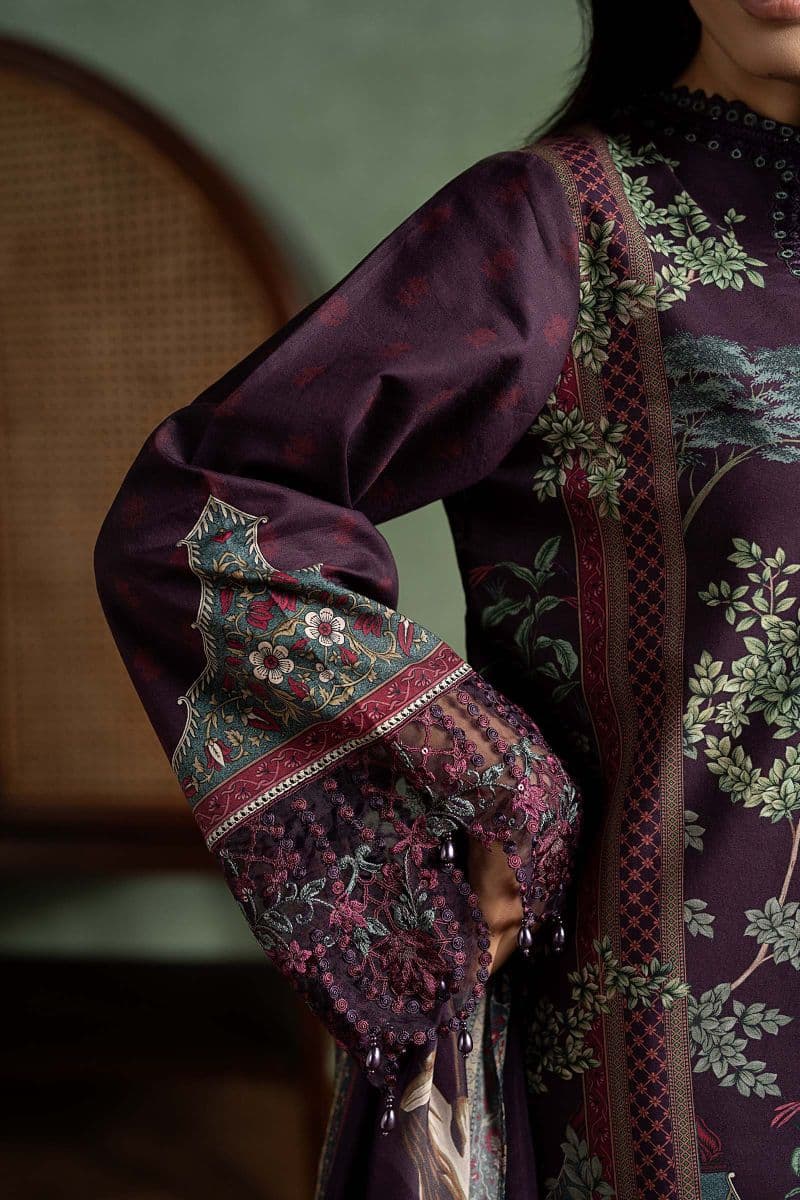 3 Piece Embroidered Cambric Suit thumbnail
